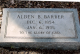 Headstone - Barber, Alden Burt Headstone - Barber, Alden Burt